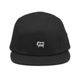android embroidered five panel hat
