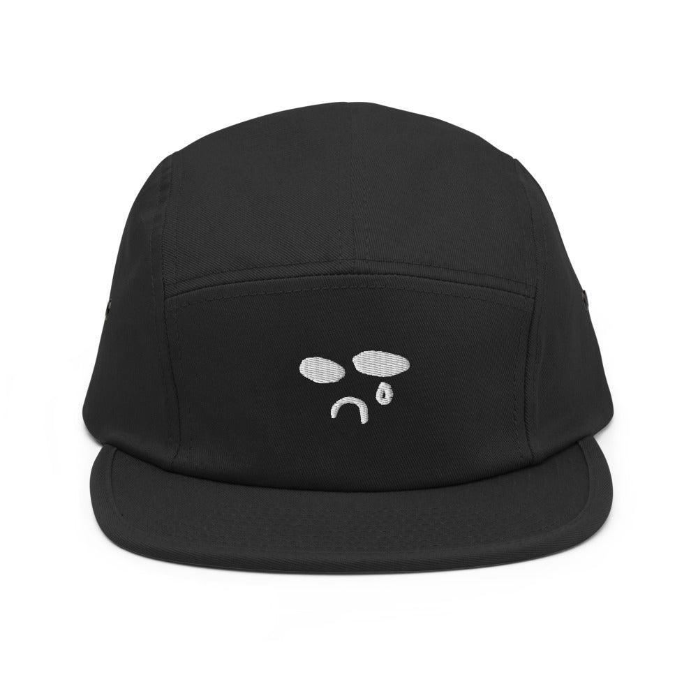 face 6 - embroidered five panel hat