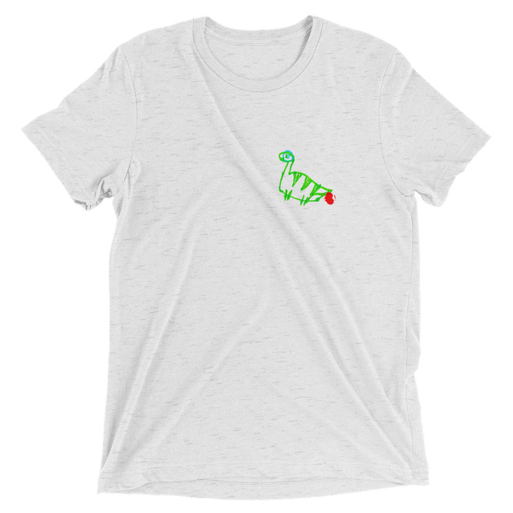 farting dinosaur - softstyle printed unisex tshirt