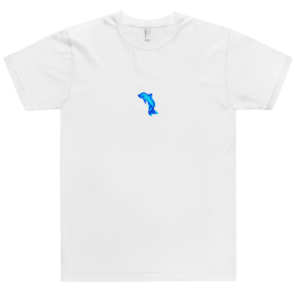 dolphin printed heavyweight tshirt